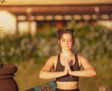 How to do a side crow pose in yoga